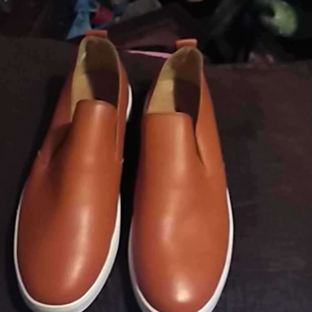 Merkmak Autumn Men Leather Loafers Slip On size 11